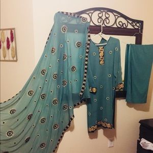 ❌❌SOLD❌❌Pakistani Indian chiffon dress